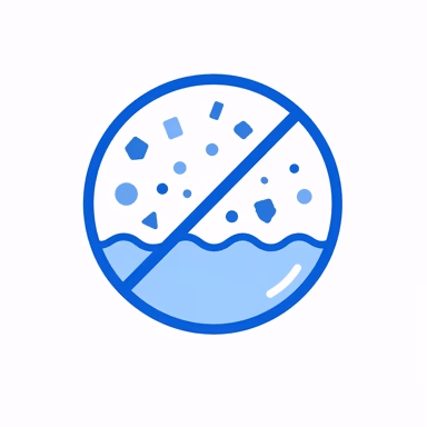 Sediment pre-filter blocks microplastics, dirt, and rust